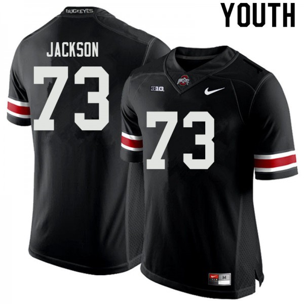 Ohio State Buckeyes #73 Jonah Jackson Youth University Jersey Black